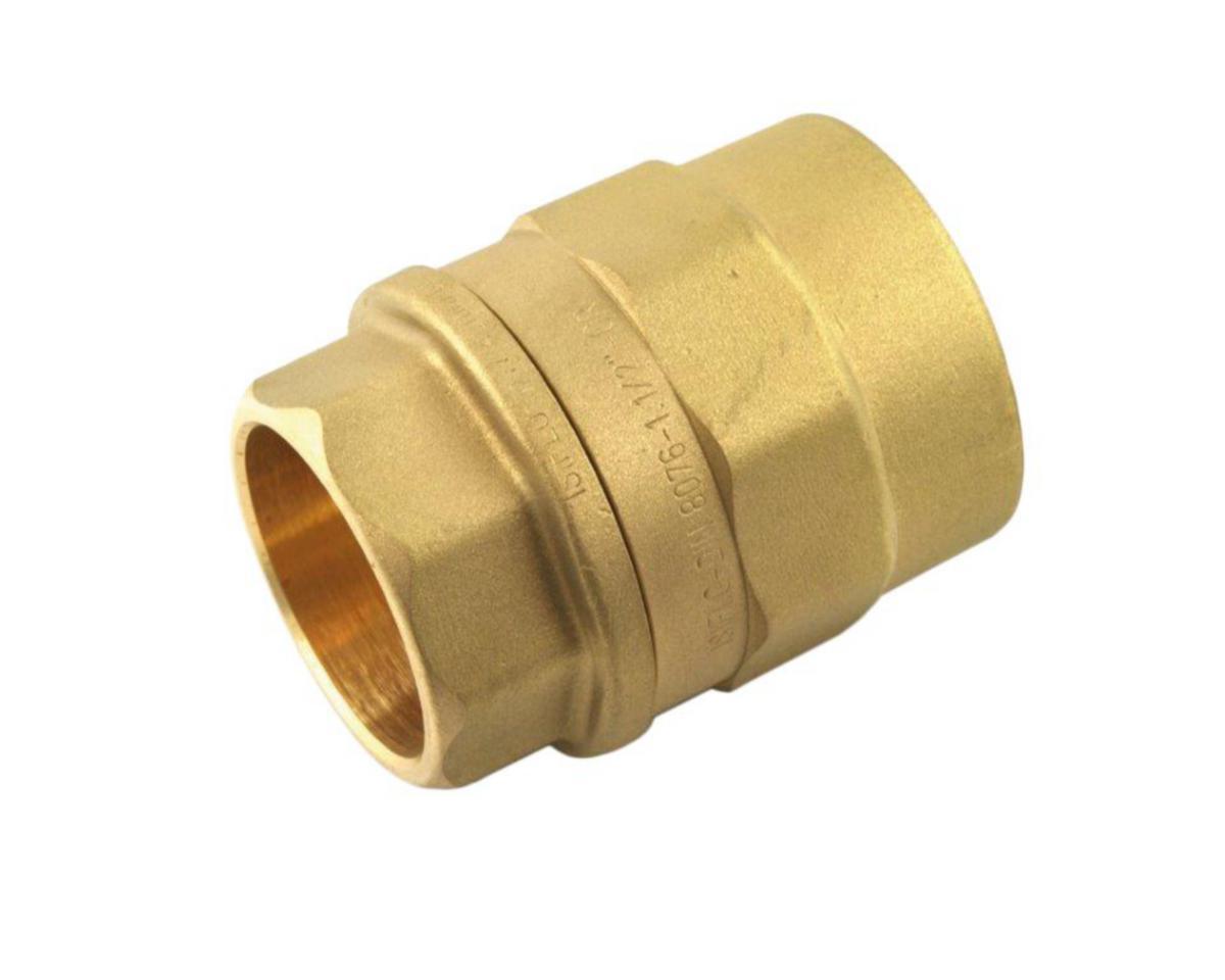 Koppling plast-invändig gänga, typ 115, Isiflo - 40XR40 RAK KOPPLING ISIFLO INV GG, TYP 115