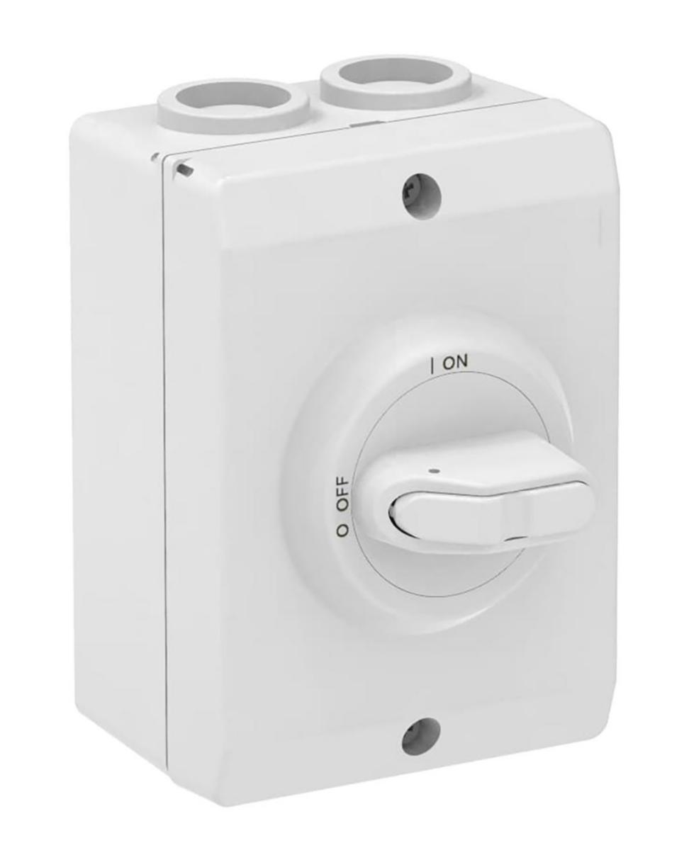 Säkerhetsbrytare OT 3-Polig polarvit 16 A - SÄK.BRYTARE OTP16H3M/10 16A 10-PACK