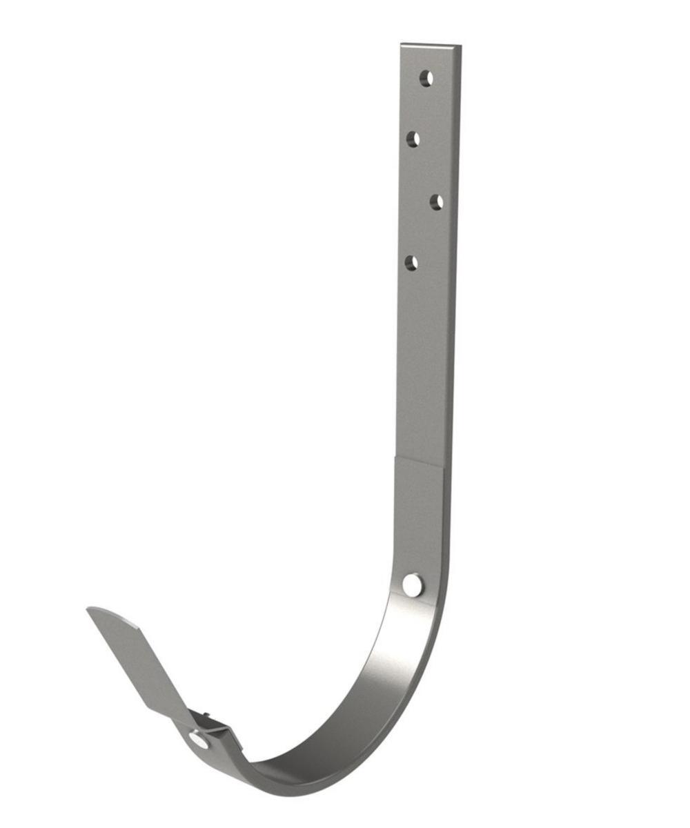 Gutter Bracket, Long 125 Plannja - BRACKET 125 L DARK SILVER 15 PLANNJA
