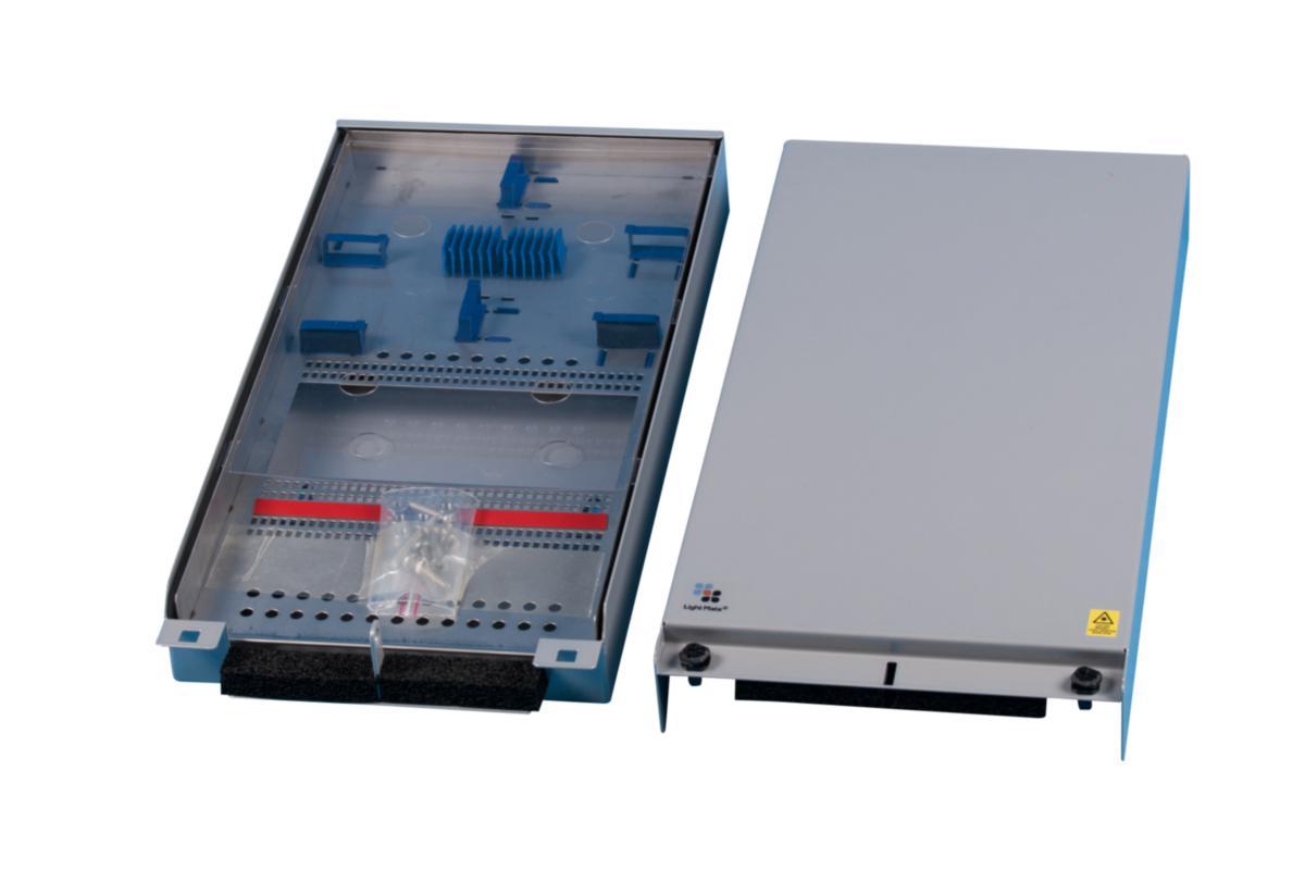 LM FlatPack Splice box 96, TD Fiberoptik - LM FP SPLICE BOX 192, TRAY 131 FLATPACK