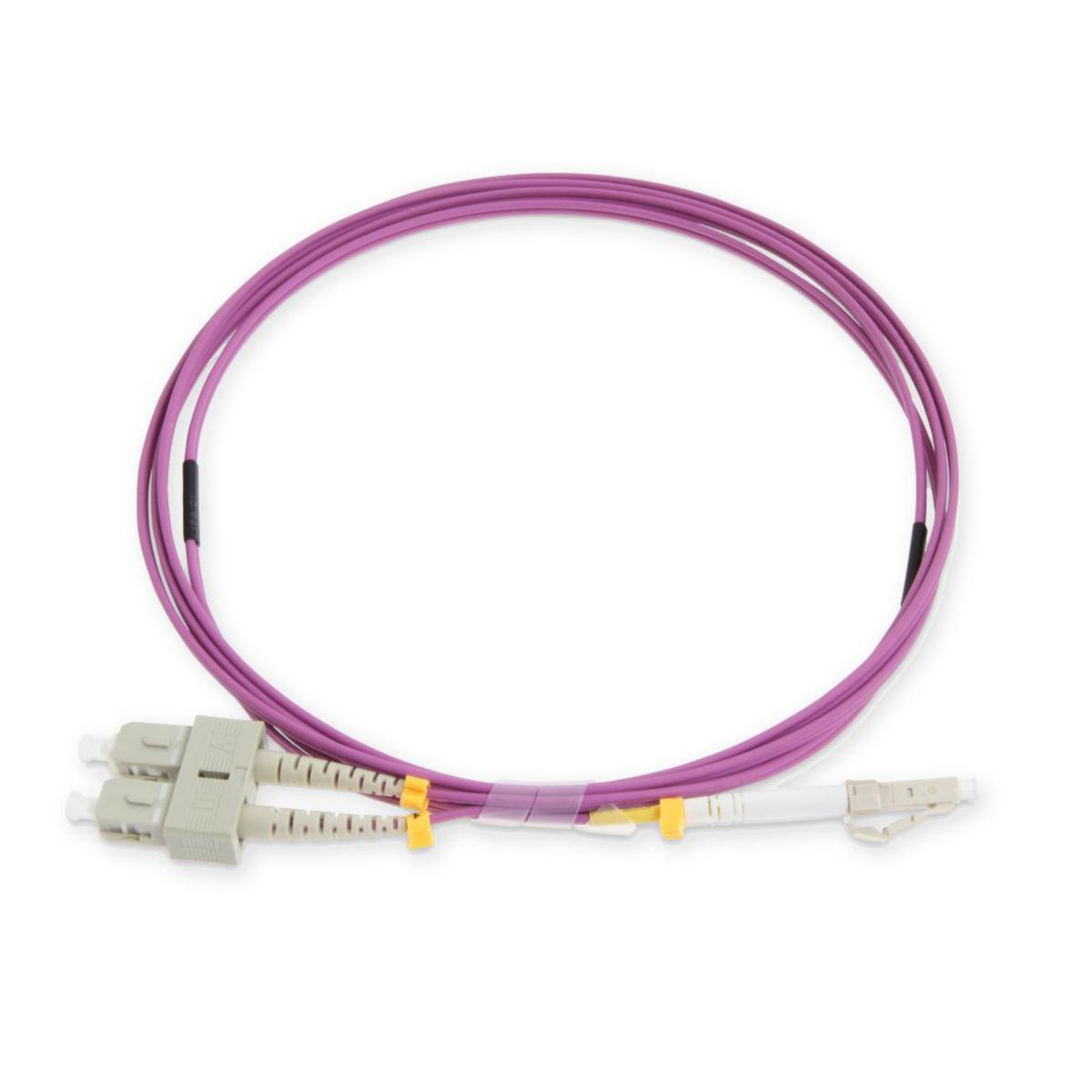 Fiberkablage 2XSC-LC 50/125, OM4 - KABL 2XSC-LC MM OM4 10M VIOLET 41F-40-SC-LC-10