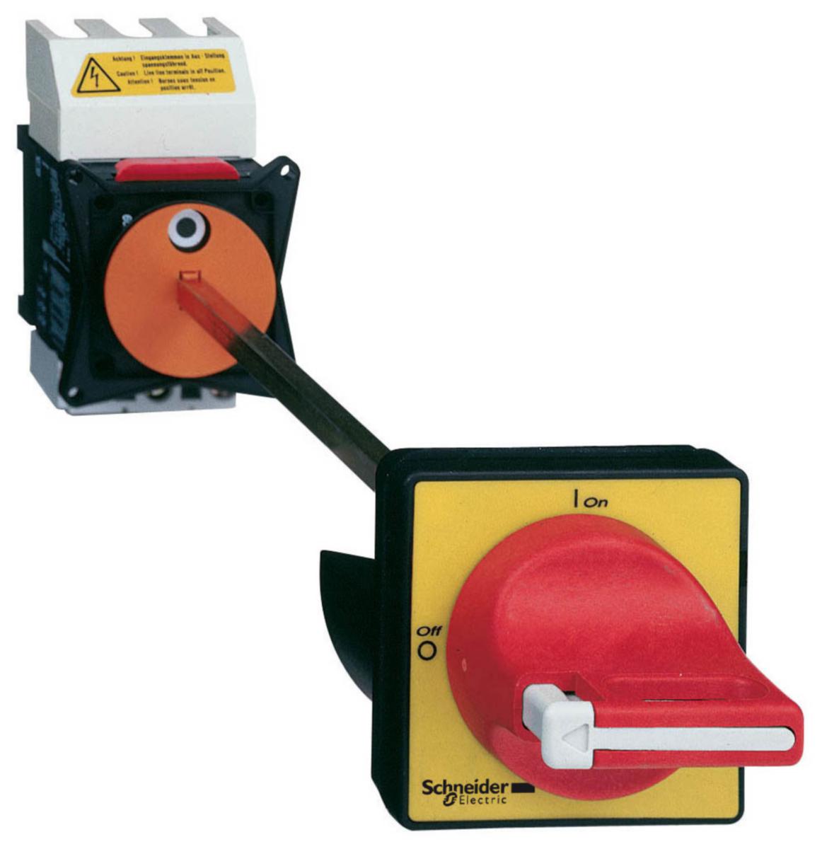 Huvudbrytare VCC - SÄKERHETSBRYTARE 63A RÖD AXEL VCCF3