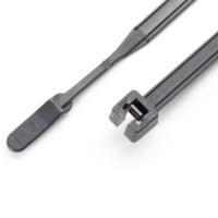 Cable ties black open head