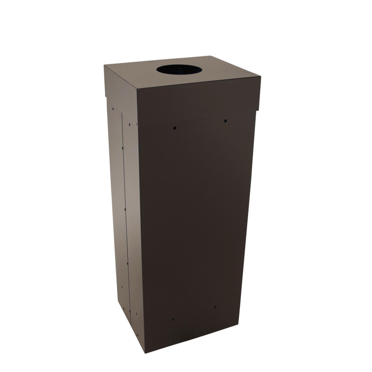 Avfallstunna Ivar - IVAR 90 L METALLTUNNA MED LOCK HÅLET ÄR DIA 130 MM. 50 MM DOL