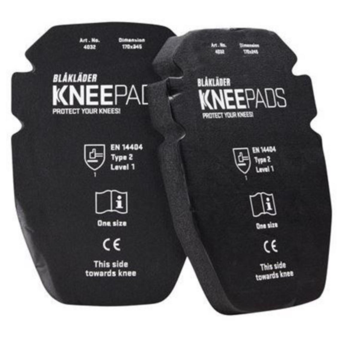 Knee Pads Blåkläder 4032-1207 - KNEE PAD BLÅKLÄDER 4032-1207 BLACK 25MM GEL