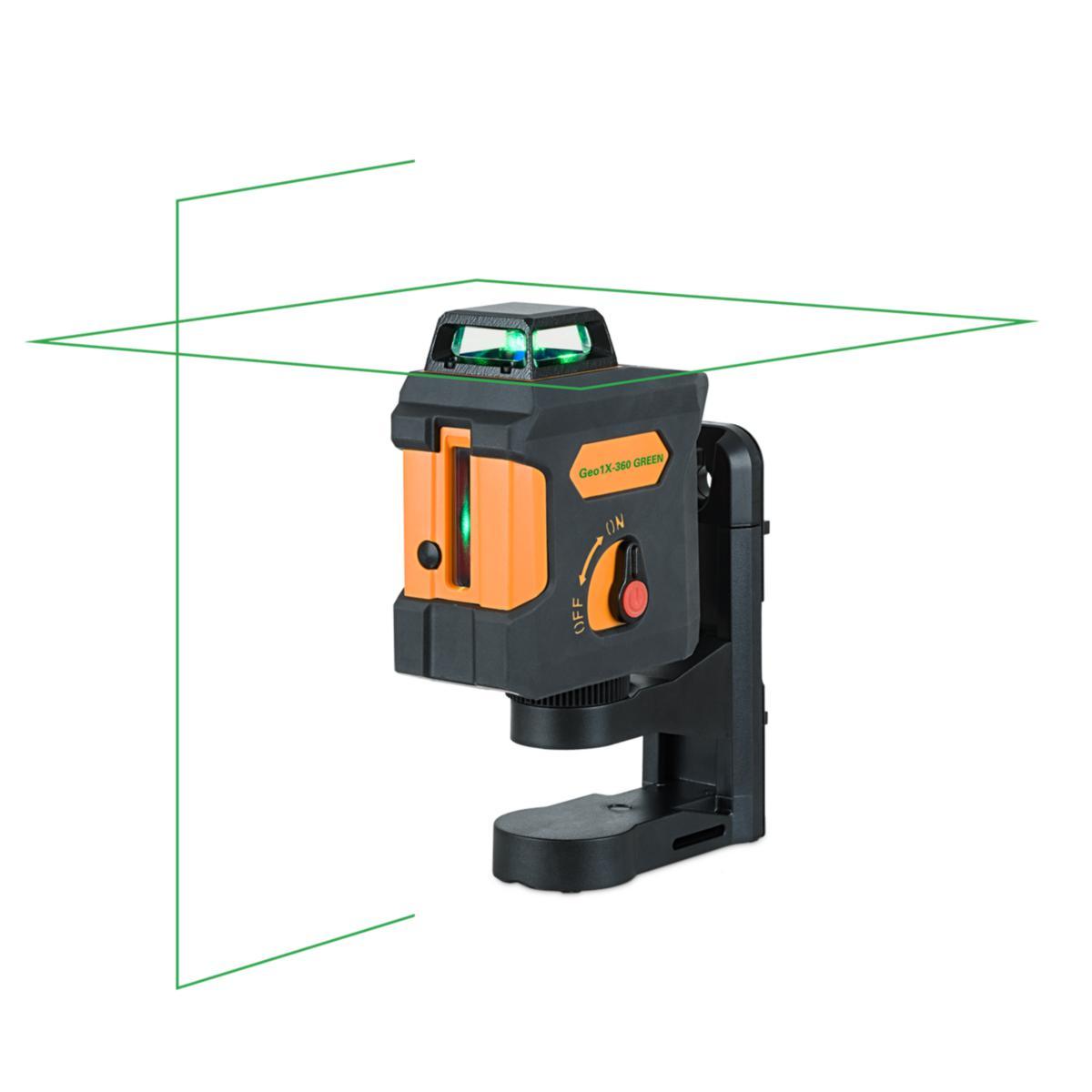 Korslaser Geo1X - 360 Grön - KORSLASER GEO1X - 360 GRÖN 1 X LASER-KORS ,1 X 360° HORIS