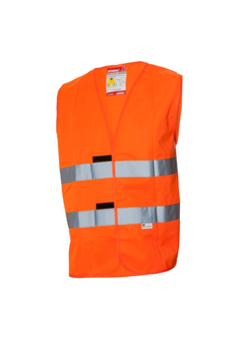 Hi-vis Vests Activewear Class 2 One Size - HI-VIS VESTS ACTIVEWEAR ORA ORANGE CLASS 2 ONE SIZE