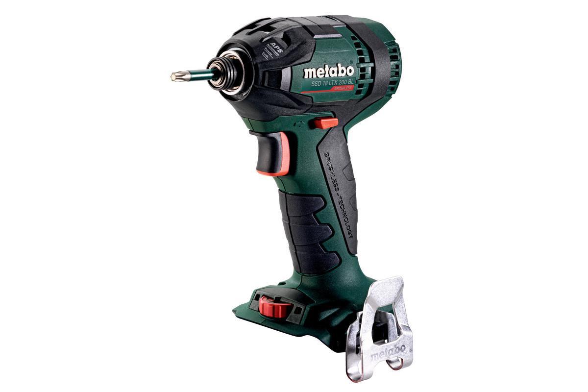 Impact Driver Metabo SSD 18 LTX 200 BL SOLO - IMPACT DRIVER METABO SSD18LTX 200BL 18V BOX SOLO