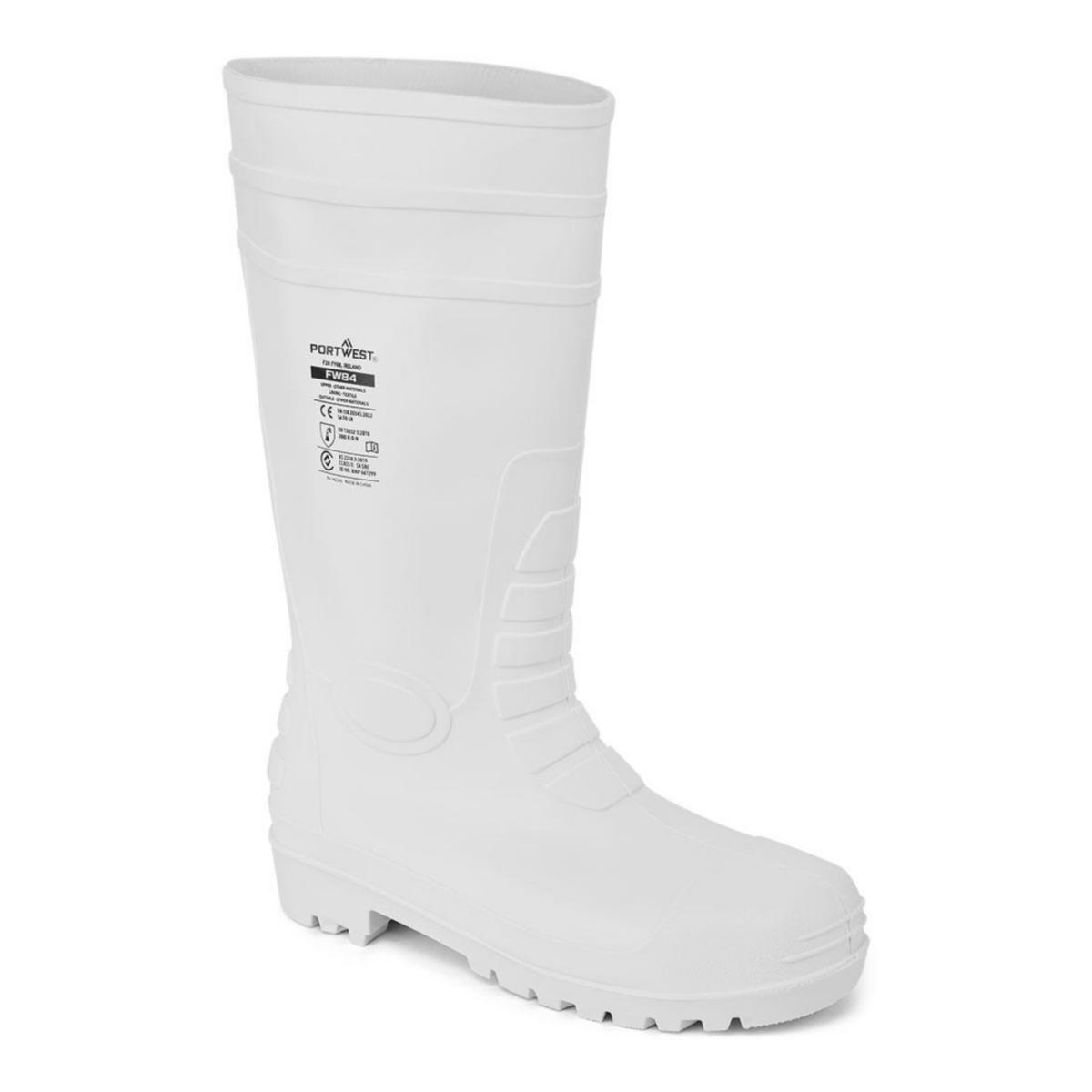 Skyddsstövel Portwest FW84 - SKYDDSSSTÖVEL PORTWEST FW84 WELLINGTON S4 VIT STL 38