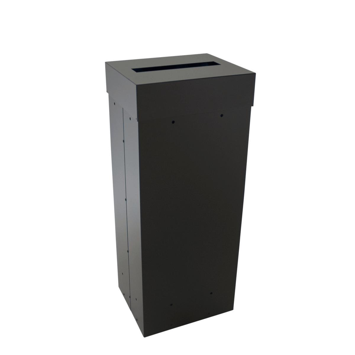 Avfallstunna Ivar - IVAR 90 L METALLTUNNA MED LOCK HÅLET ÄR 270X50 MM. 50 MM DOLD