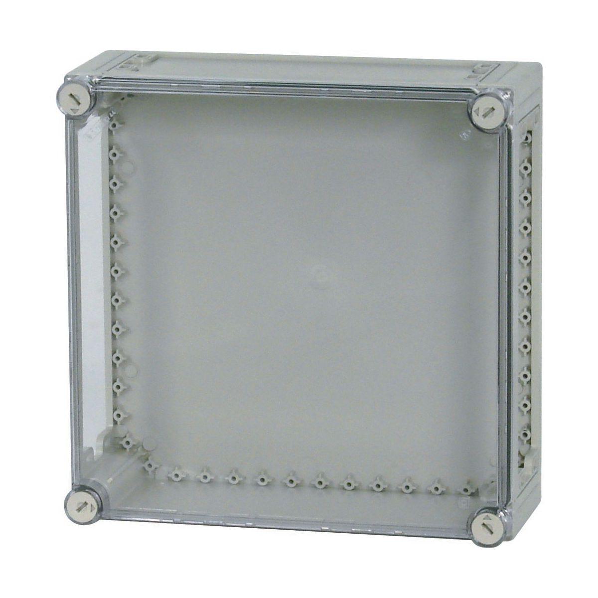 Kapsling IP65 Knockout - KAPSL. 375X375/150,FLÄNS 21767