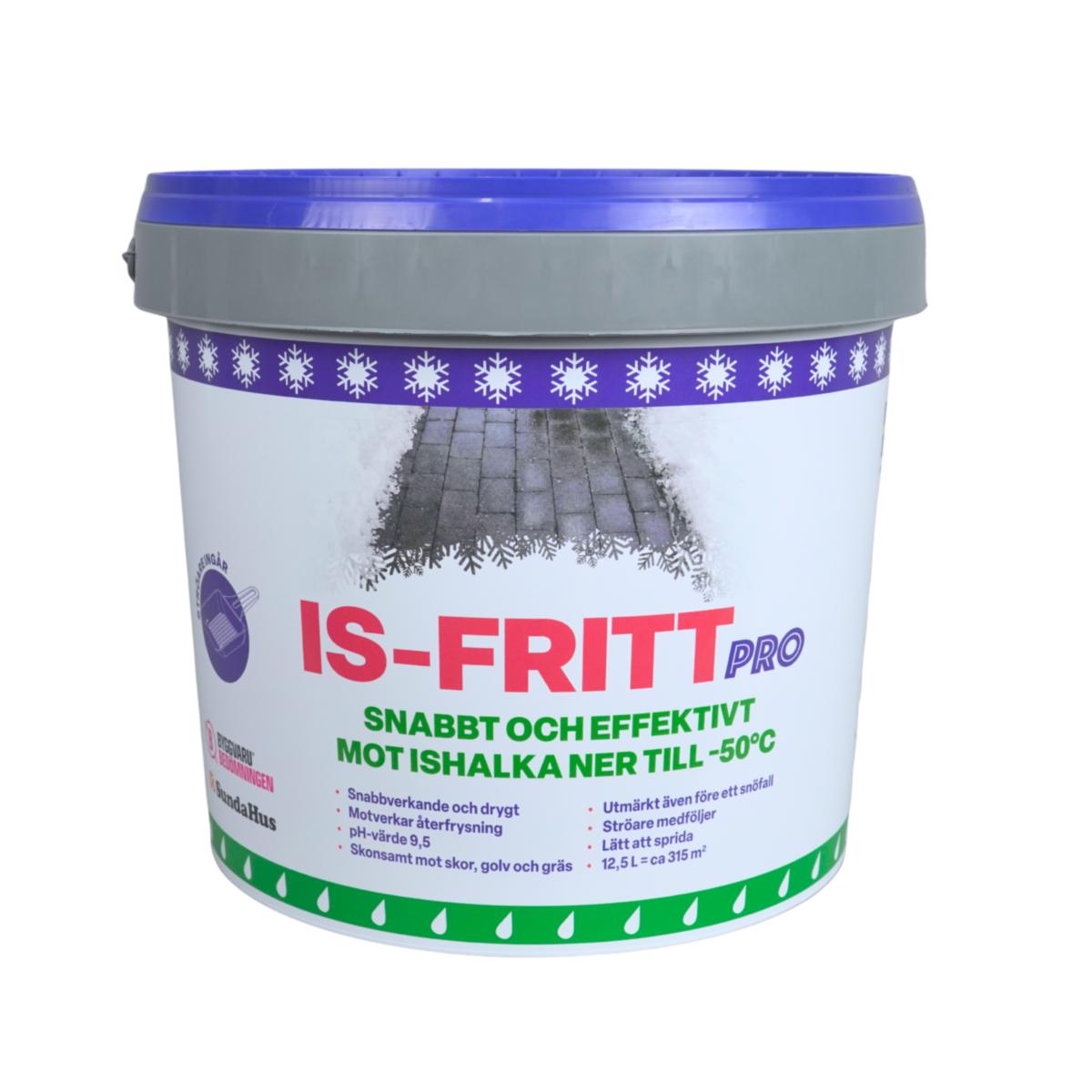 Issmältningsmedel Isfritt - ISSMÄLTNINGSMEDEL ISFRITT 12,5L/HINK (CA 10KG)