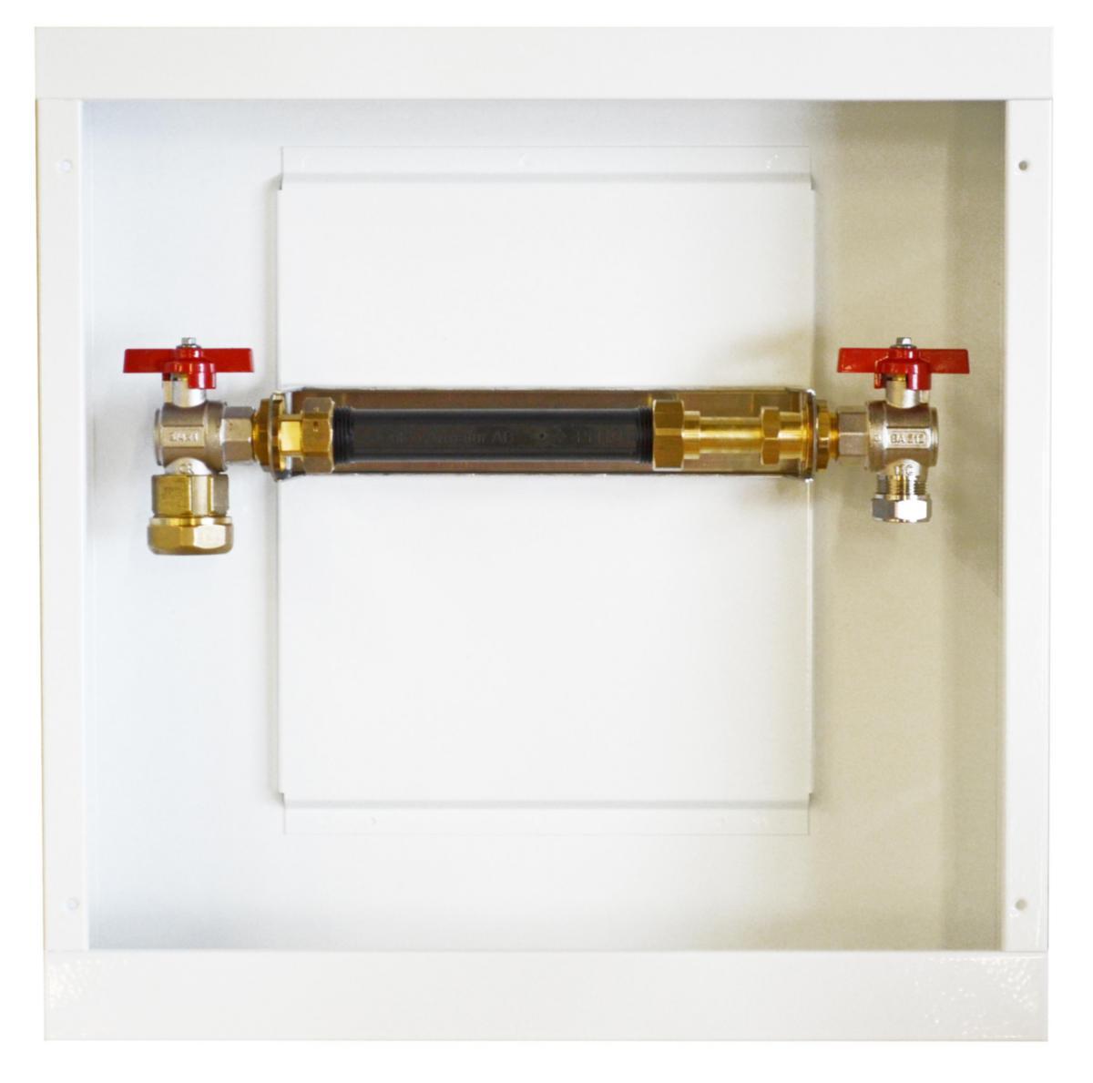 Water meter cabinet 550VP 220, Beulco - METER CABINET 190-220MM 32PE CHECK VALVE RIGHT 6/4. BEULCO