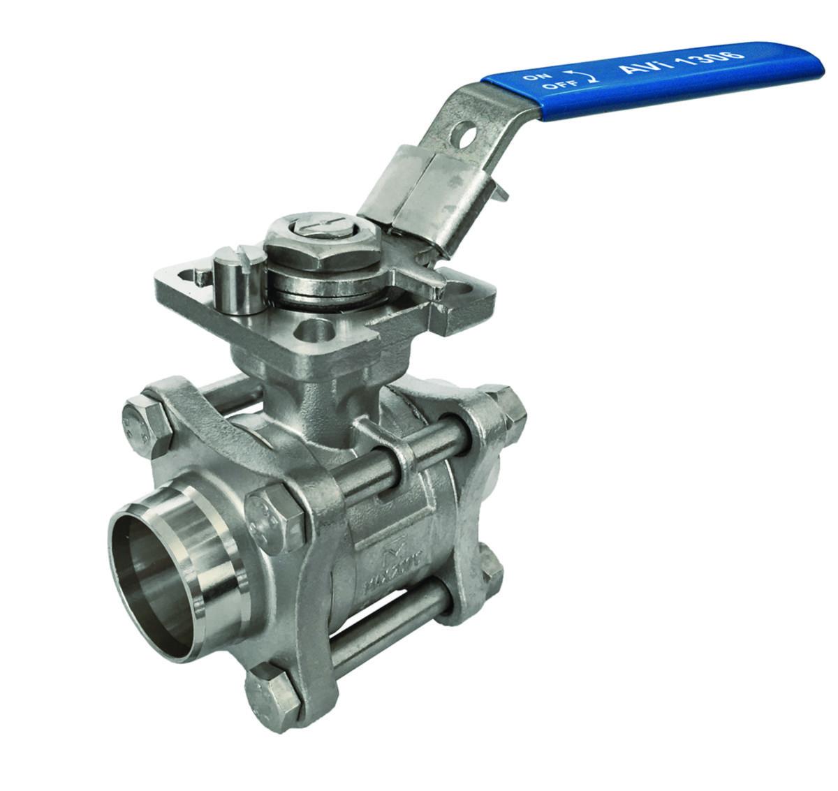 Ball Valve AVI 1351, a-collection - BALL VALVE 3P BW  DN25 26/30MM AVI 1351 TFM1600 ISO 5211 PN63