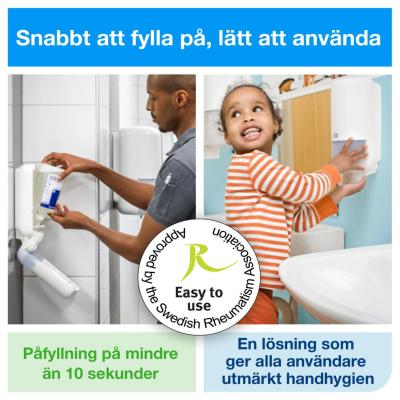 DISPENSER TORK SKUMTVÅL S4 INTUITION SENSOR ROSTFRITT