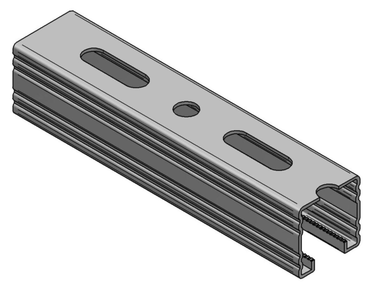 Rail EF Stex 45/45, MEFA - EF STEX 45/45/2.0 6M MOUNTING RAIL. ERGOFAST