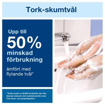 TORK DISPENSER SKUMTVÅL S4 VIT SENSOR 561600