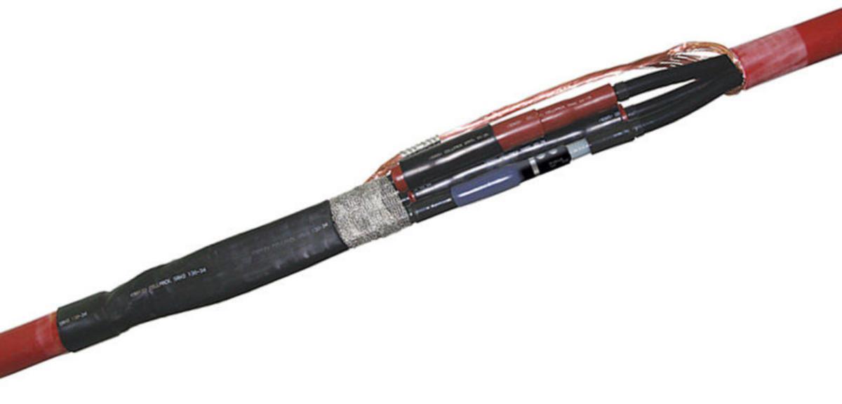 Kabelskarv 3-ledare inklusive skruvskarvhylsor, Melbye - SKARV CHMSV3-S 12KV 25-95