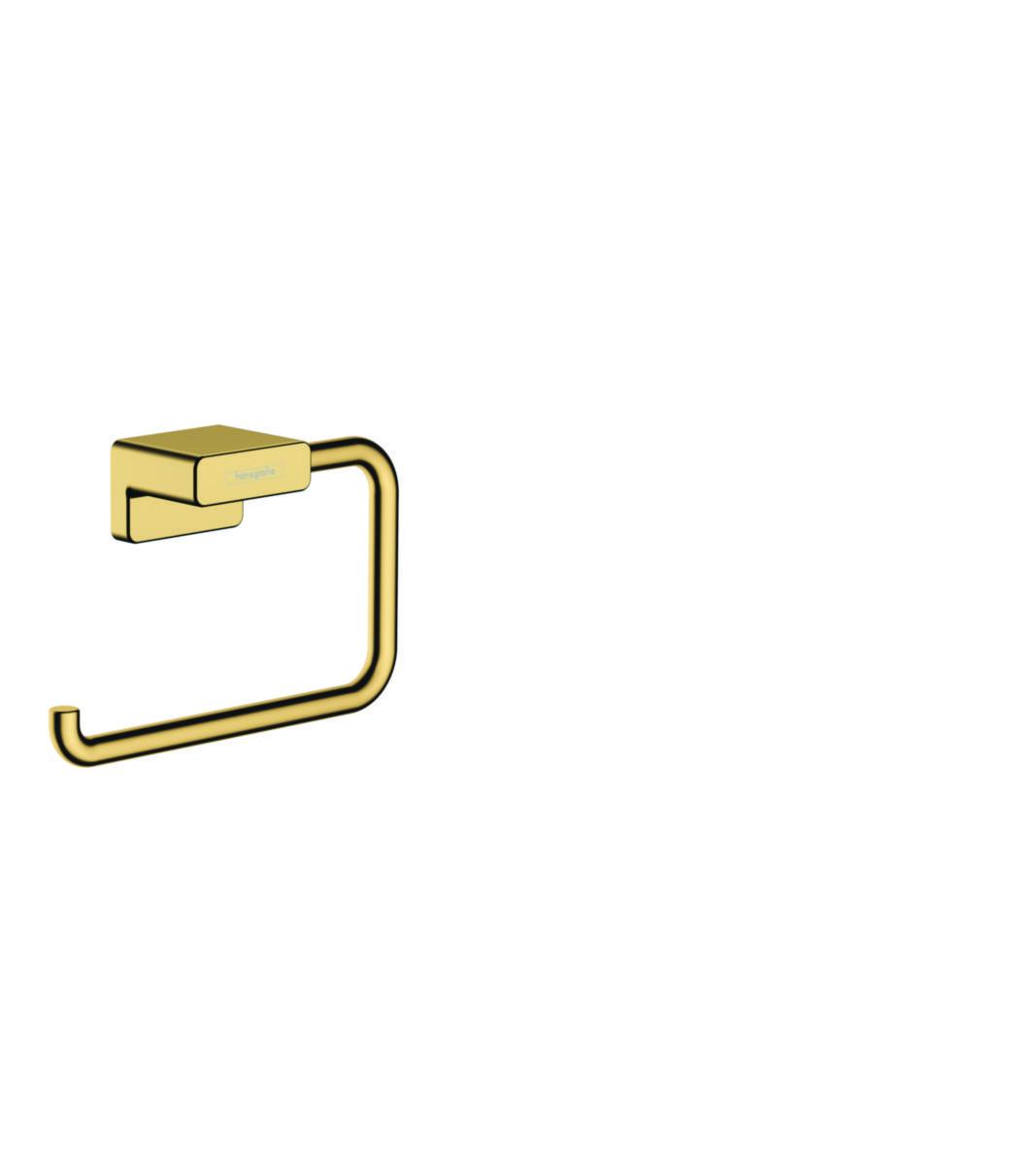 Pappershållare AddStoris utan lock, Hansgrohe - HANSGROHE PAPPERSHÅLLARE ADDSTORIS POLERAT GULD