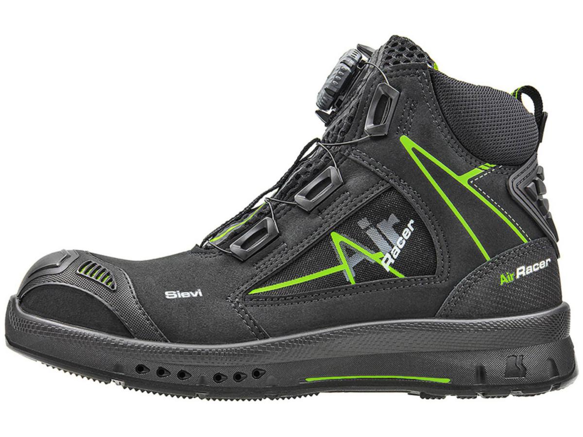 Safety boot Sievi 52371 Air R5H Roller S1P - Safety shoe highcut Sievi Air R5H Boa S1P black/green sz 42