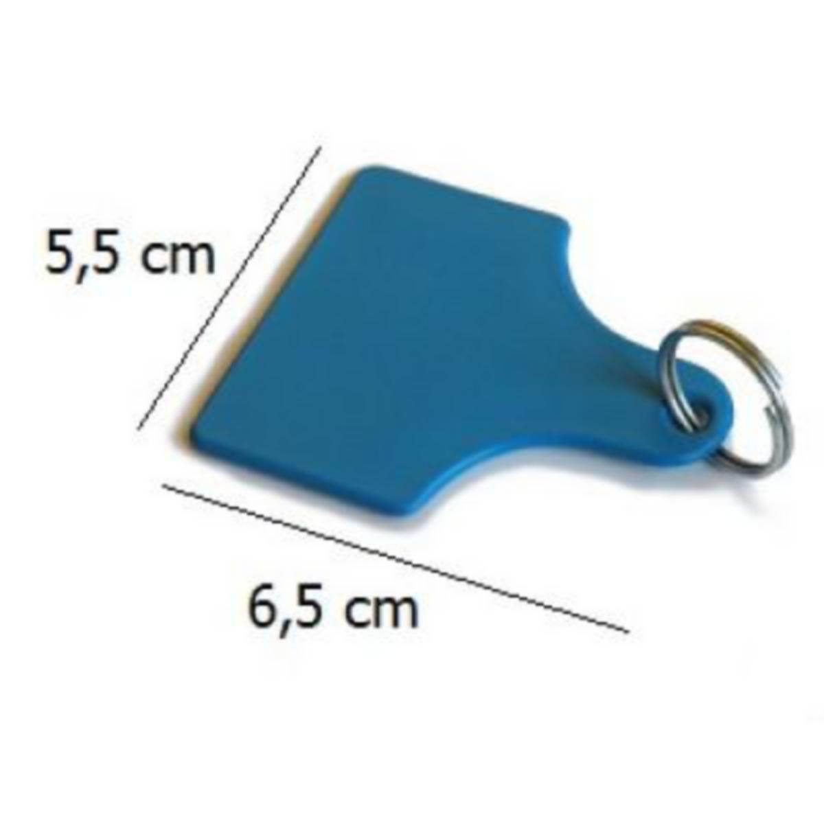 ID bricka detekterbar - ID BRICKA STOR 55X65MM DETEKTERBAR