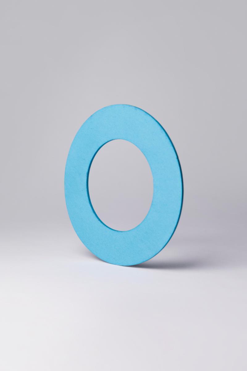 Flänspackning Multiflon Blue, EN1514-1 IBC - DN400 MULTIFLON BLUE PN40 407x546x1,5mm, EN1514-1 IBC