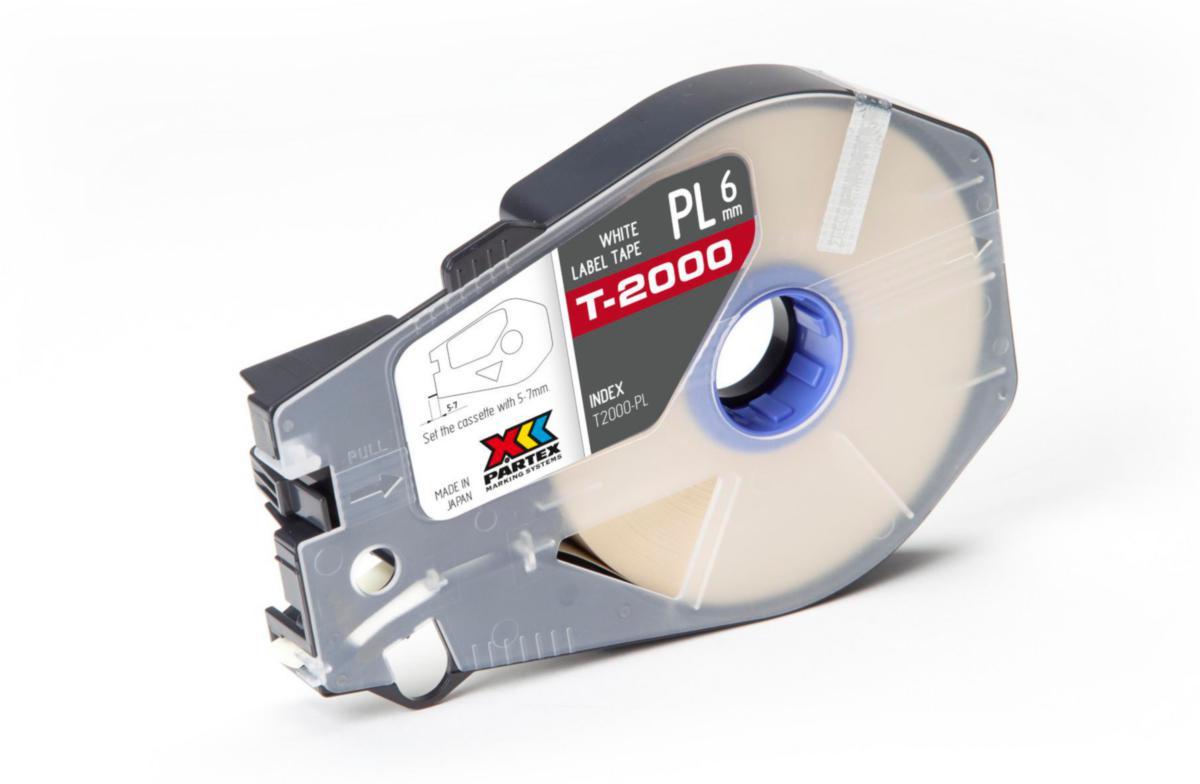Tapekassett T2000 - TAPEKASSETT 12 MM VIT T2000-PL120CN9