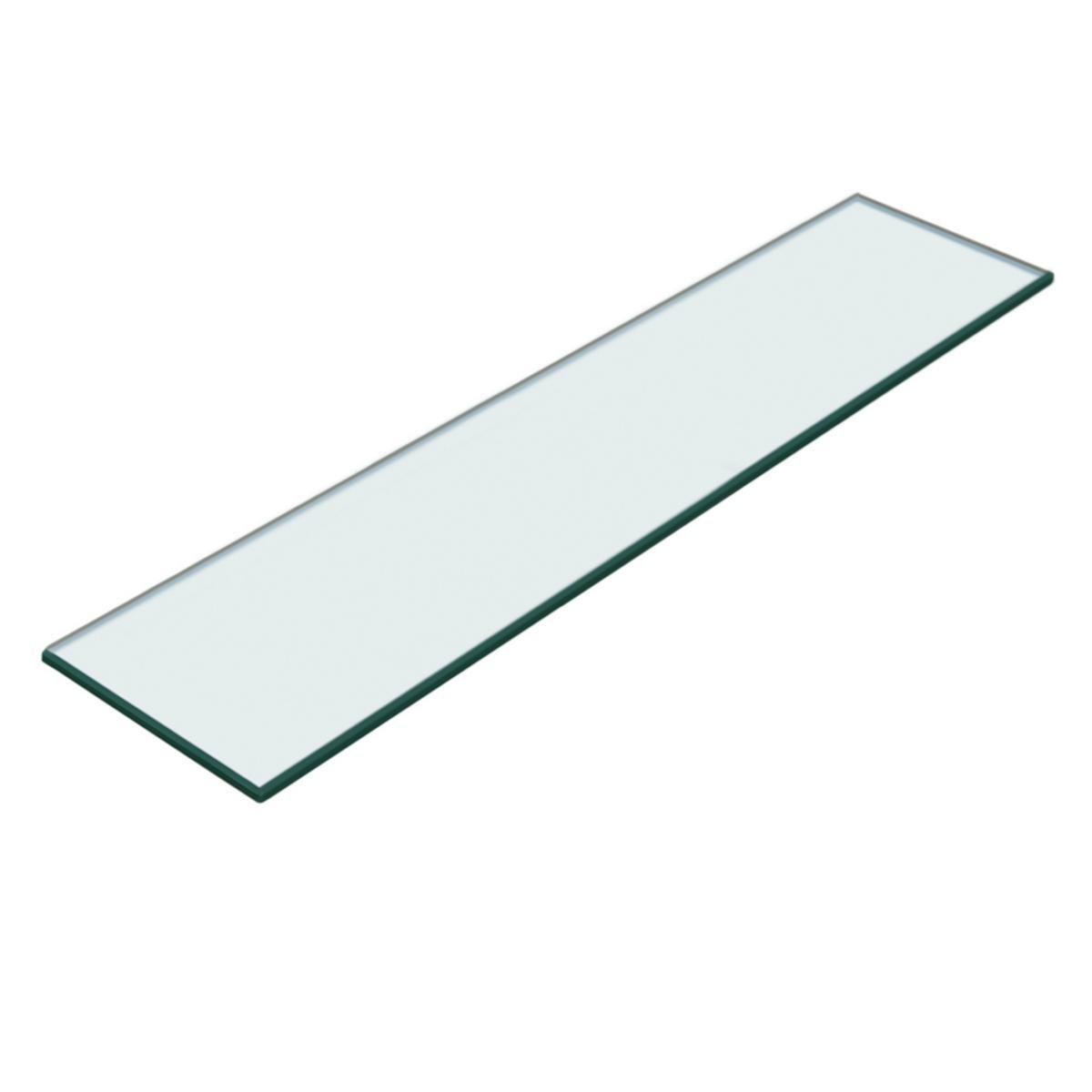 Glass shelf for mirror cabinet Fovere, a-collection - GLASS SHELF F.MIRROR CAB. 90CM LONG, SPAREPART FOVERE