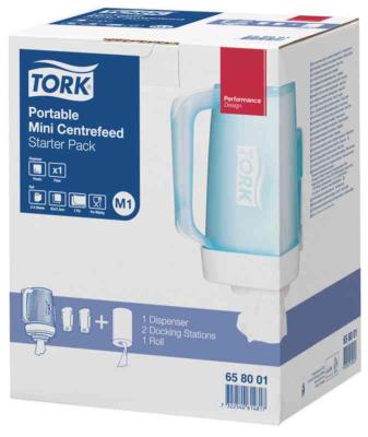 DISPENSER BÄRBAR TORK REFLEX M1 MINI TURKOS INKL PAPPER