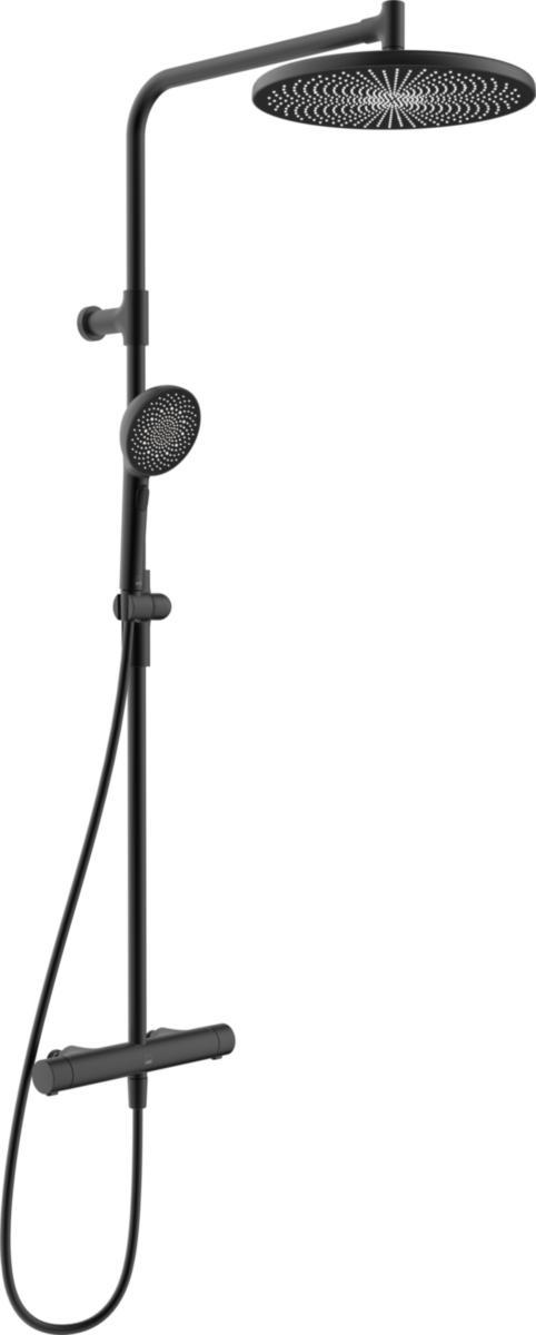 Duschsystem Aurelia Shower Round, Oras - ORAS AURELIA TAKDUSCHPAKET 160CC, ROUND, MATTSVART