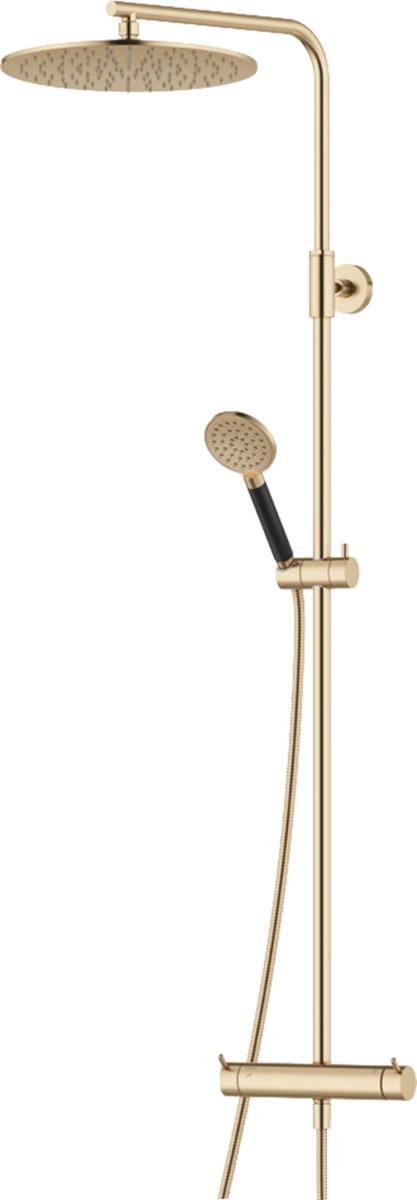 Shower system INXX II 160c/c, Mora - MORA INXX II SHOWER SYSTEMKIT 160C/C. BRUSHED BRASS PVD