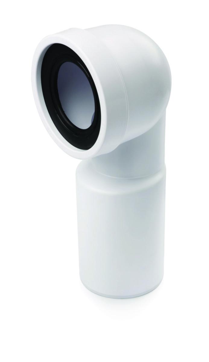 WC bend Universal 110 Socket, Jafo - JAFO WC CONN UNIVERSAL FOR 110