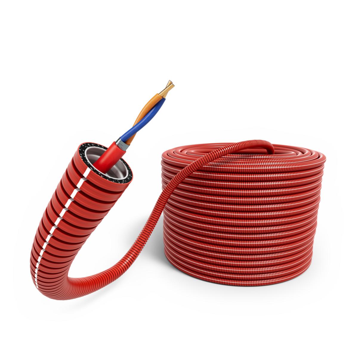 Flex Hose pre-wired ELQYB 2x1 Red - 16/ELQYB 2x1 iCable rPP R100