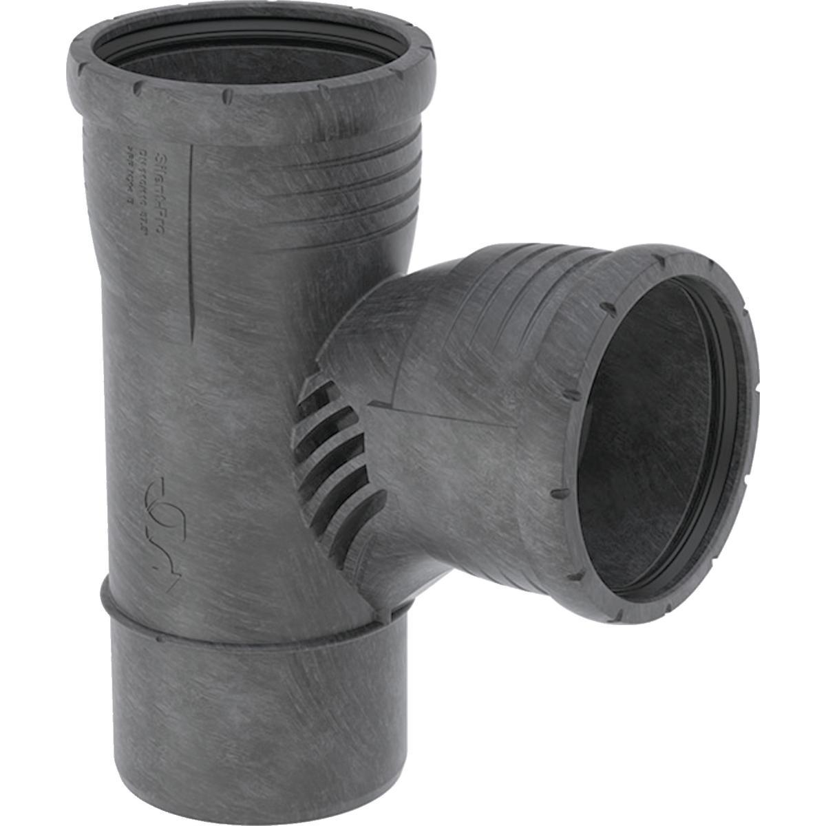 Grenrör SilentPro Carve gren, Geberit - GRENRÖR CARVE GREN 110/110 2MUFF, SILENT PRO. GEBERIT