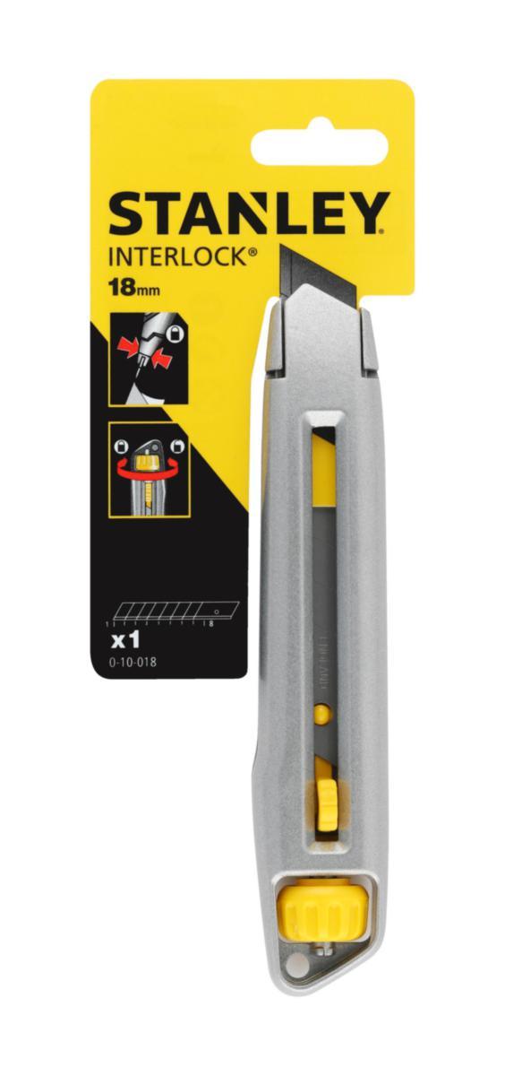 Snap off knife stanley - SNAP OFF KNIFE STANLEY 0-10-018 LENGTH 165MM