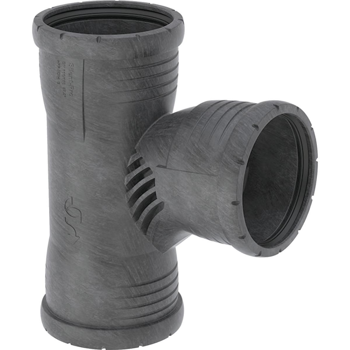 Grenrör SilentPro Carve gren, Geberit - GRENRÖR 87.5° 3 MUFF 110X90MM SILENT PRO CARVE . GEBERIT