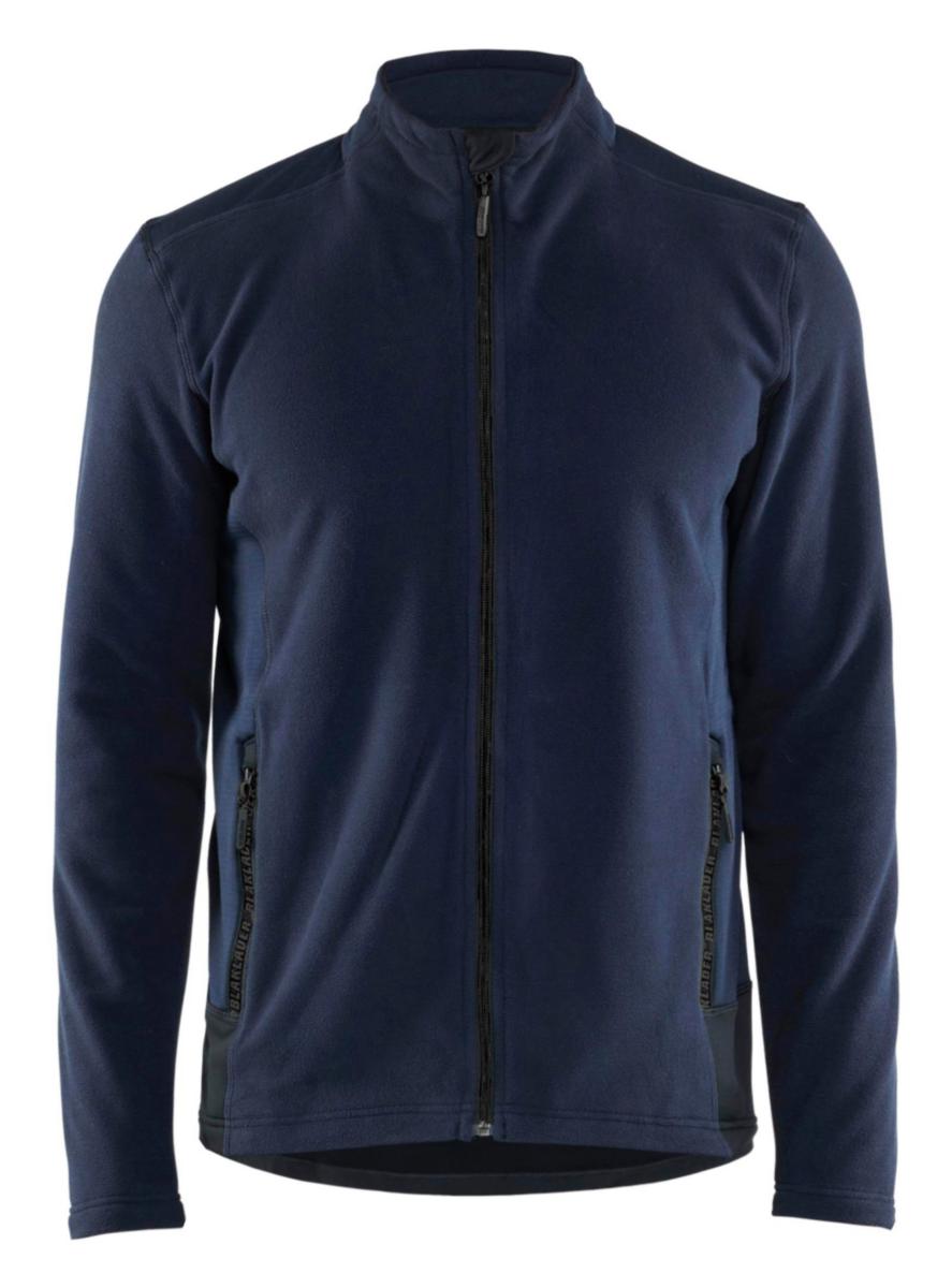 Fleecejacka Blåkläder 4765-1010 - FLEECEJACKA BLK 4765-1010 MARIN/SVART STL 2XL