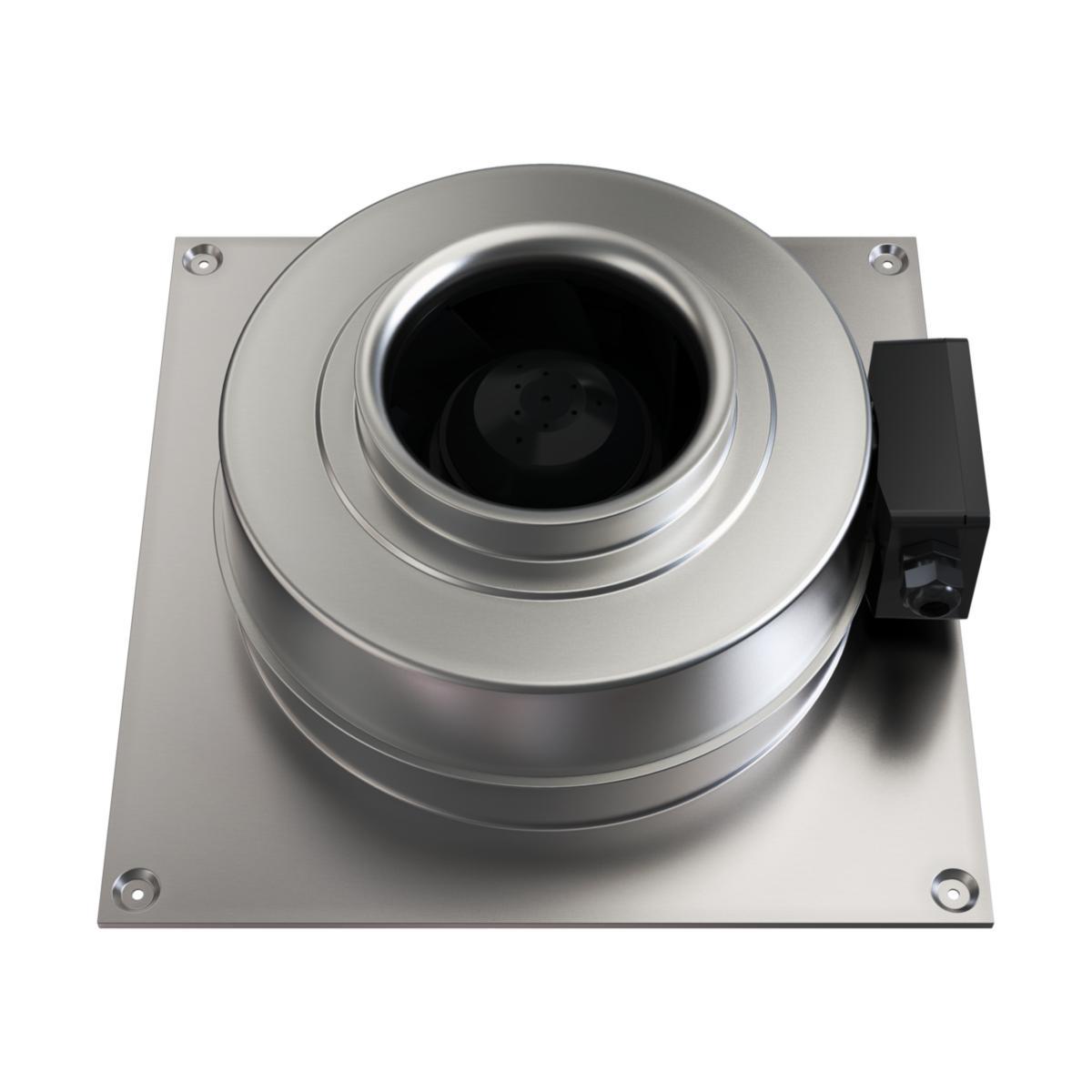 Väggfläktar KV EC SILEO, Systemair - KV 100 EC sileo, Wallmounted Centrifugal circular duct fan