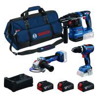 Kombikit Bosch 18 V GSB/GWS/GBH 3x5,0 Ah