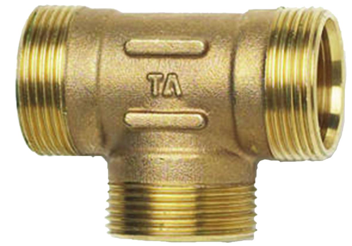 T-pipe nipple TA 352, FPL - R15 JOINT NIPPLE T-PIPE MALE CROME FPL 53352-515