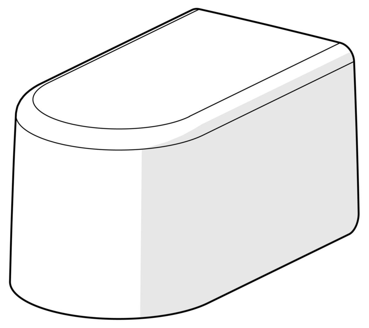 Kåpa för Apollo, Oras - ORAS KÅPA ÖVER FÄSTET TILL APOLLO DUSCHSET VIT 259347-11
