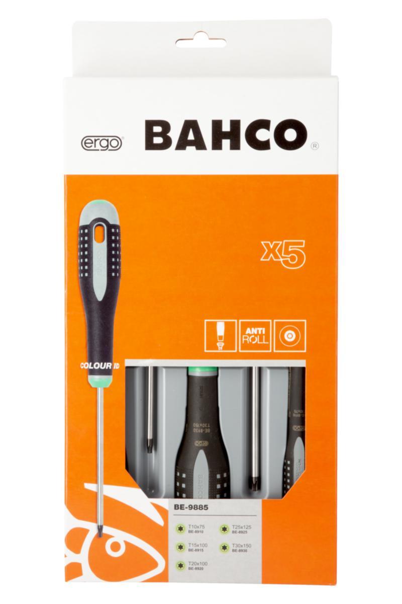 Skruvmejselsats Bahco BE-9885 - SKRUVMEJSELSATS BAHCO BE-9885 5ST MEJSLAR