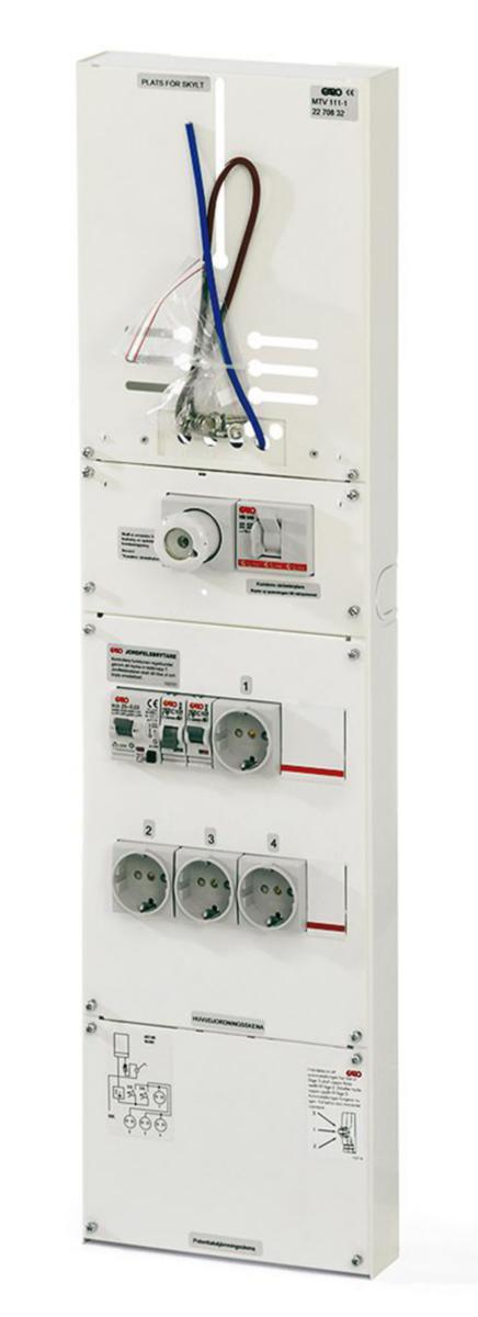 Mätartavlor med inbyggd normcentral MTV 111-1 - MÄTARTAVLA MTCV111-1