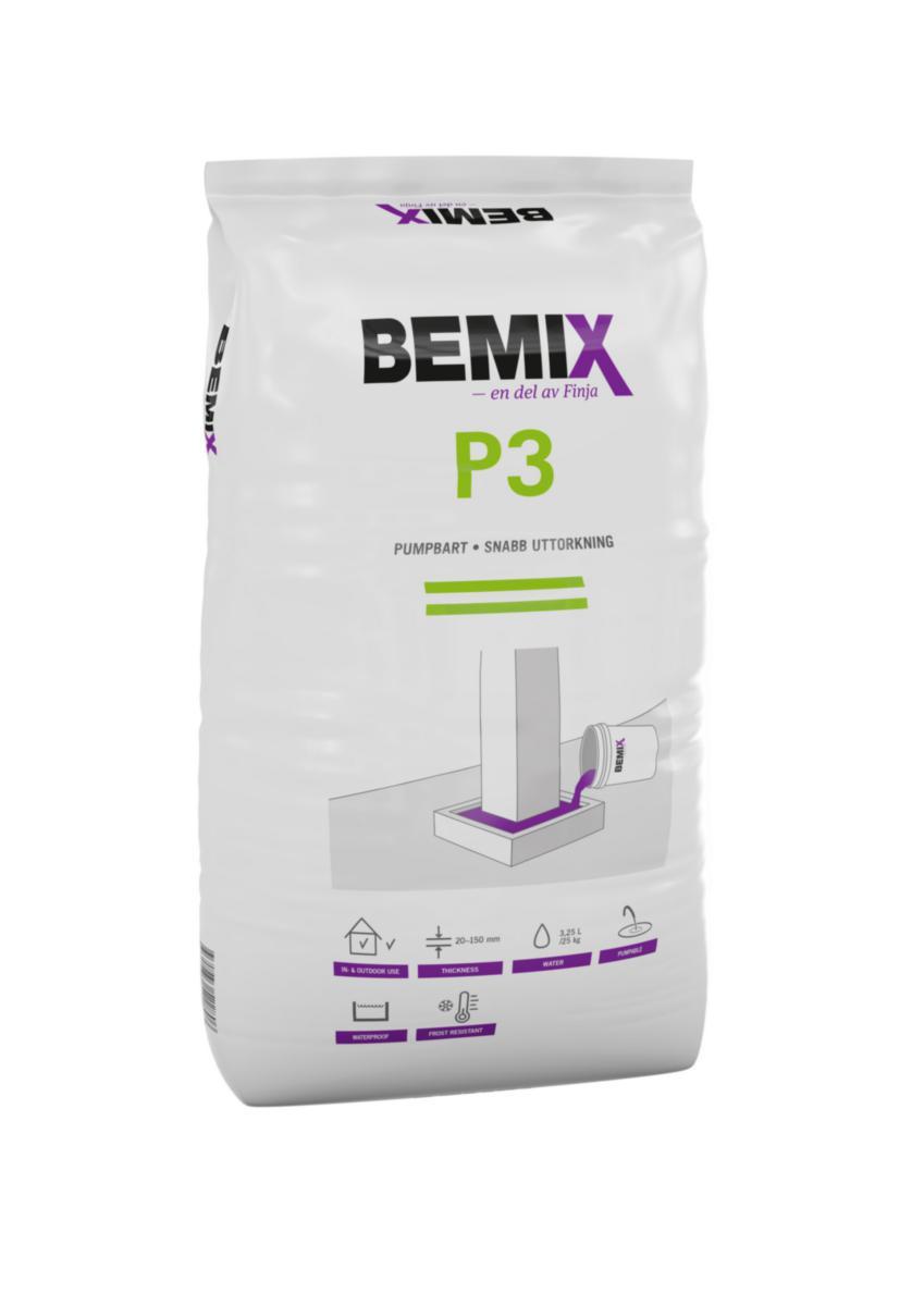 Expanderbruk Bemix P-3 - EXPANDERBRUK P-3 BEMIX 25KG/SÄCK
