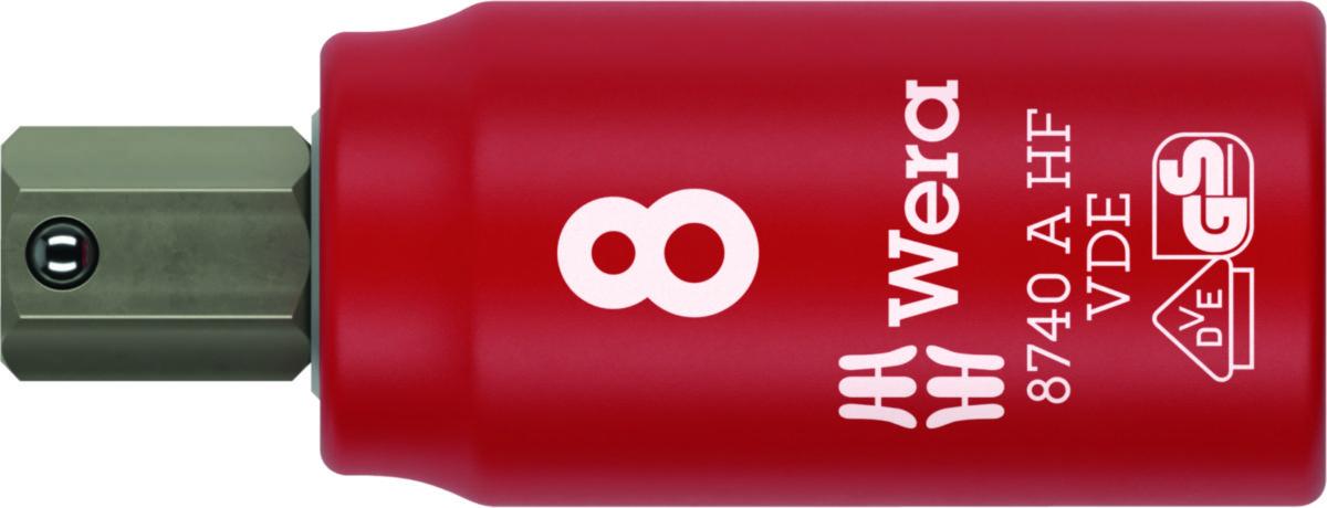 Insexhylsa Wera 8740 A VDE - BITSHYLSA WERA 8740 A VDE 8,0 HF 8 X 45 MM