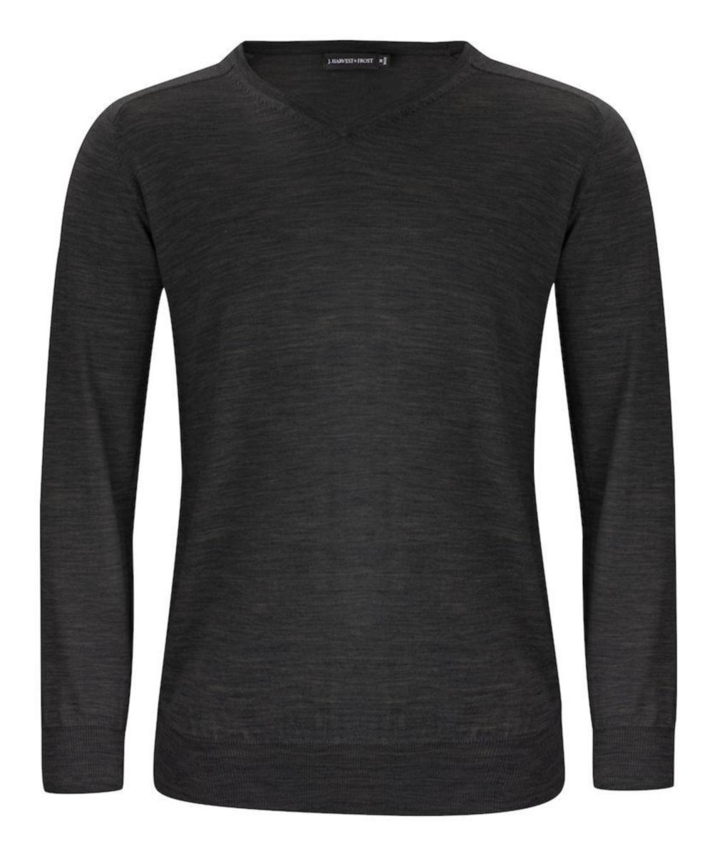 Tröja Harvest Merino 2930101 - TRÖJA J.HARVEST MERINO V GRÅMELANGE STL XXL