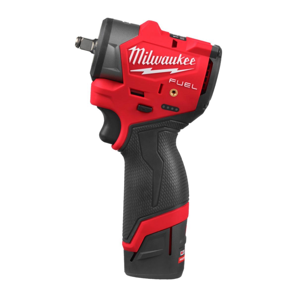 Mutterdragare Milwaukee M12 FSCIWF38-252X - MUTTERDRAGARE MILWAUKEE M12 FSCIWF38-252X, 2X2,5AH+LADDARE
