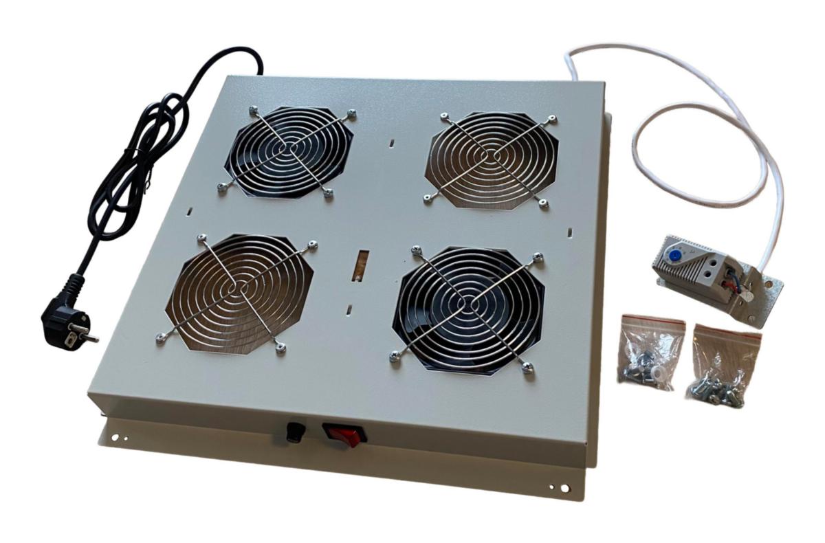 Fan pack for floor cabinet, Eurolan - FAN X2 FLOOR CABINET THER 60A-90-02-07GY