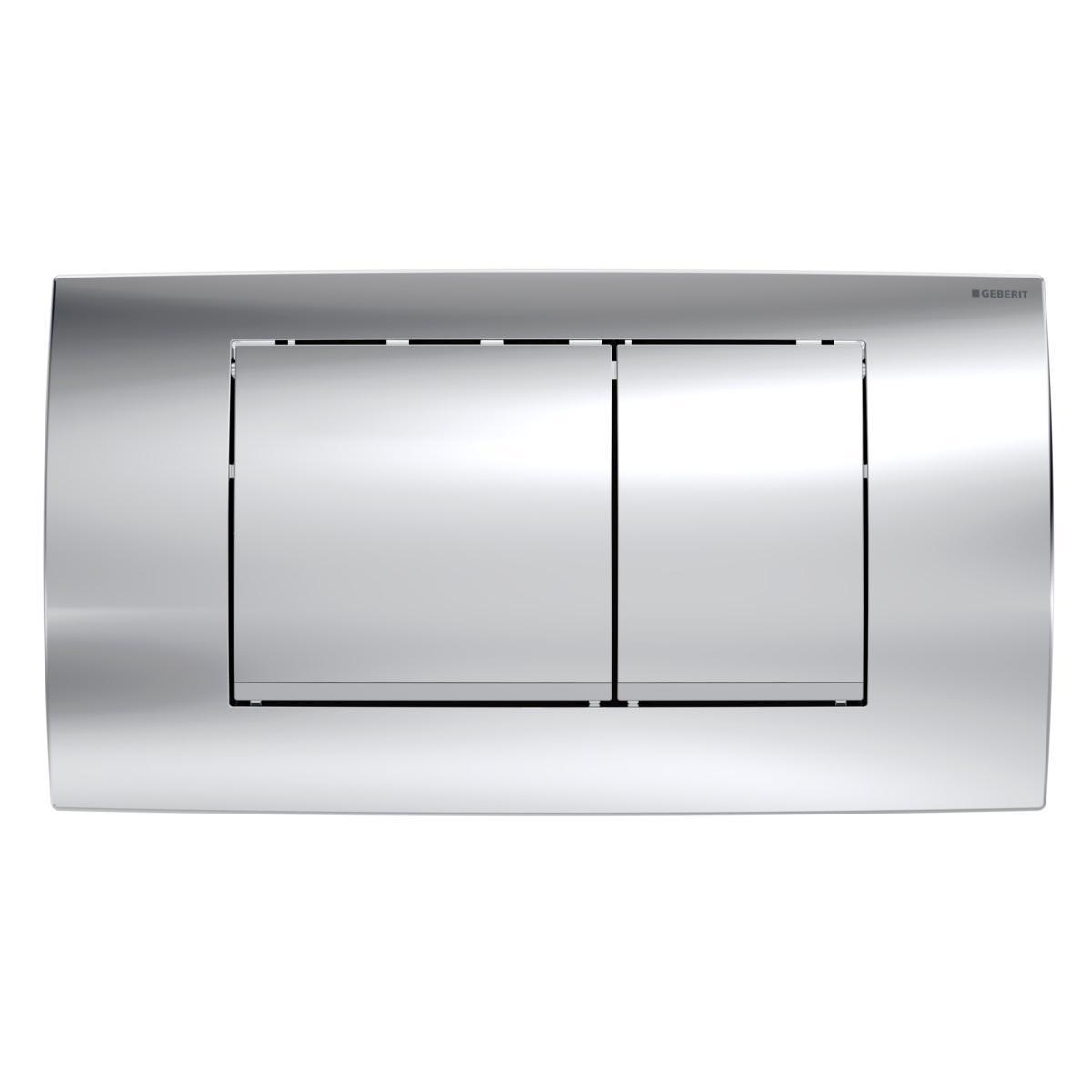 Tryckplatta Twinline30, Geberit - GEBERIT SPOLPLATTA TWINLINE30, KROM