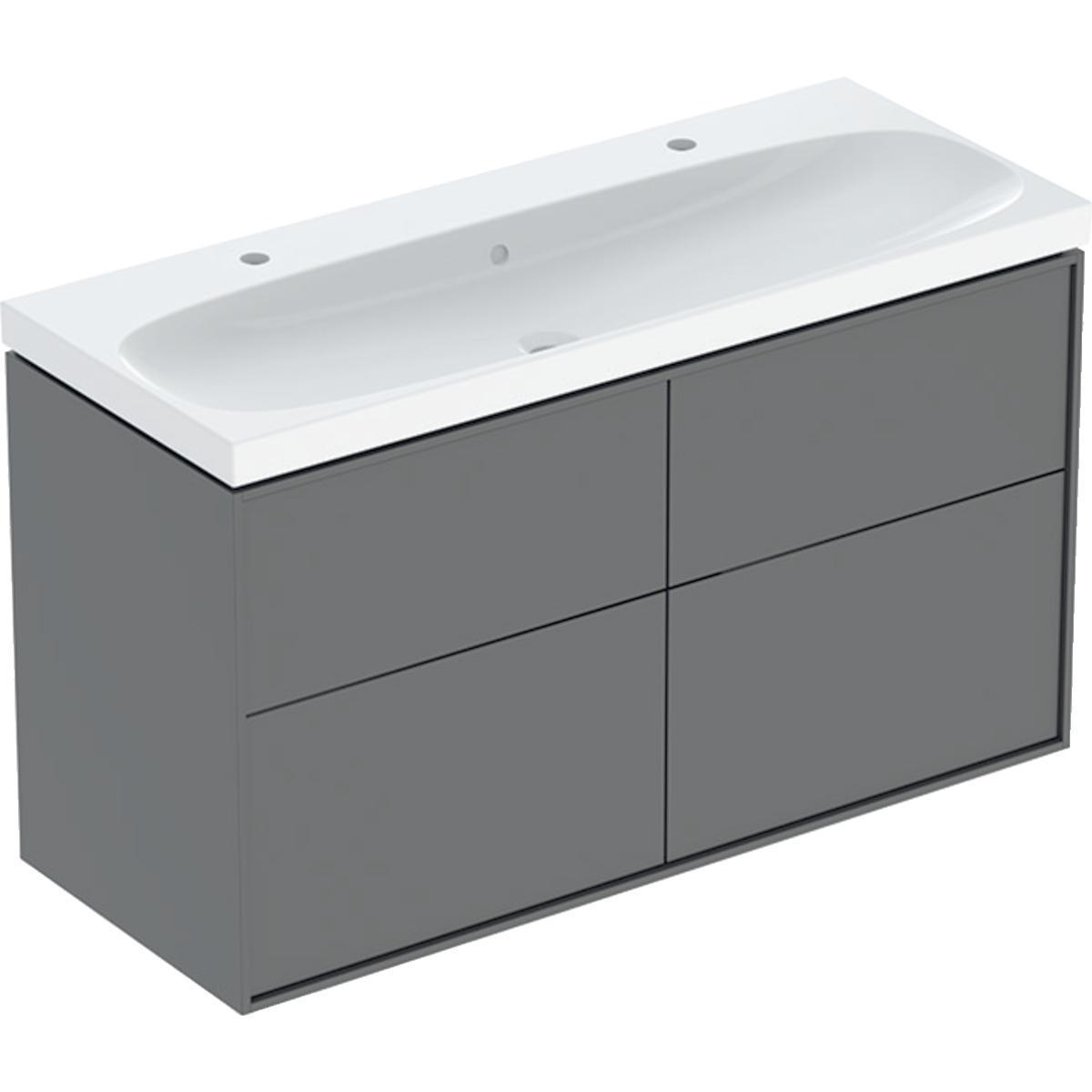 Ifö Sense Art Set med 4 lådor - IFÖ SENSE ART MÖBELPAKET 4 LÅD LAVA MATT,B118,T48, M.TV.STÄLL